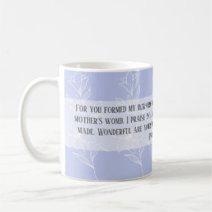 Mug Nouveaux mois Psaume 139:13–14