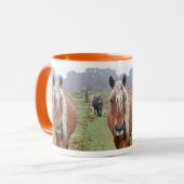 Mug Nouveaux Ponies Forestières de Hampshire Angleterr (Devant gauche)