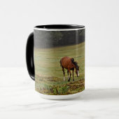 Mug Nouveaux Ponies Forestières de Hampshire Angleterr (Devant gauche)