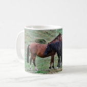Mug Nouveaux Ponies Forestières de Hampshire Angleterr (Devant gauche)