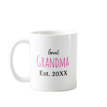 Nouveaux statistiques de naissance de grand-mère