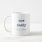 Mug Nouveaux statistiques sur les naissances de papa (Gauche)