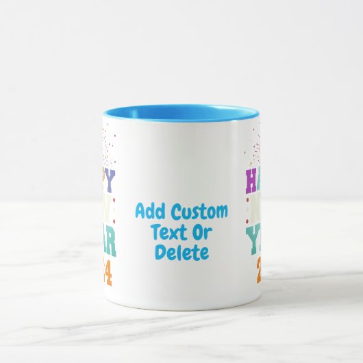 Mug Nouvel an 2024 Feu d'artifice Joyeux Nouvel an Soi (Centre)