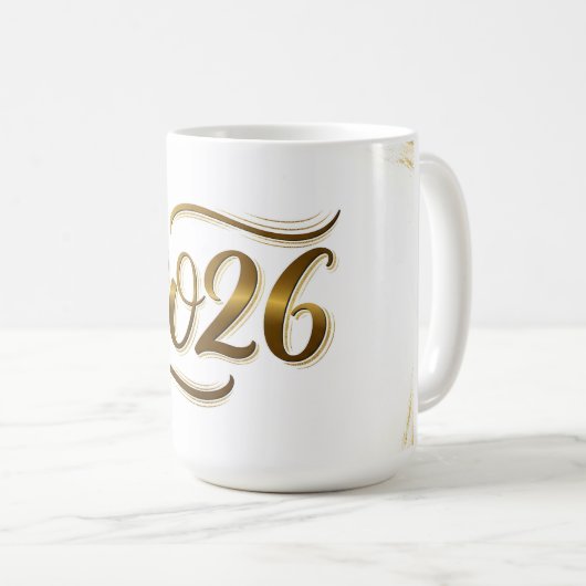 Mug Nouvel An 2026 (Devant droit)
