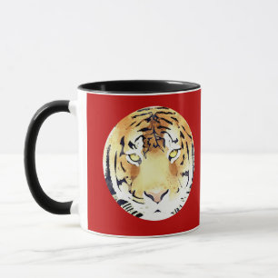 Mug Nouvel An Chinois 2022 Zodiaque Aquarelle Tigre Ro