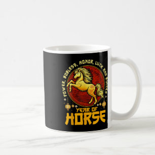 Mug Nouvel An chinois 2026 Cheval Joyeux Nouvel An chi