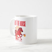 Mug Nouvel An chinois Cheval 2026 (Devant gauche)