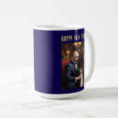 Mug Nouvel an drôle Vladimir Poutine russe (Devant droit)