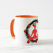 Mug Nouvel an du yoga (Devant gauche)