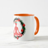 Mug Nouvel an du yoga (Devant droit)