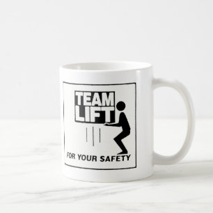 Mug nouvel ascenseur d'équipe