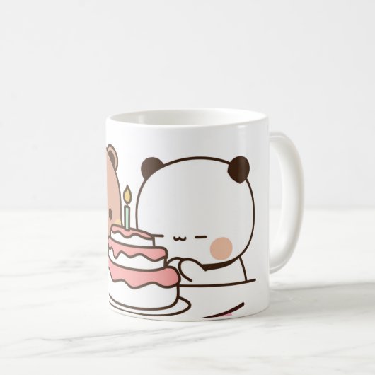 Mug nouvel ours et panda bubu dudu (Devant droit)