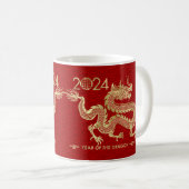 Mug Nouvelle année chinoise du Dragon 2024 (Devant droit)