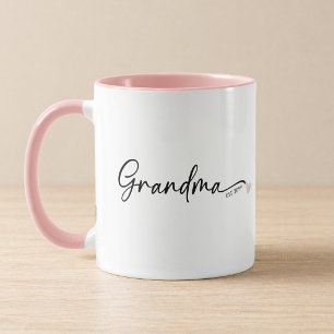 Mug Nouvelle année de création de grand-mère écriture