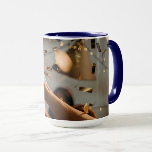 Mug nouvelle année heureuse (Devant droit)