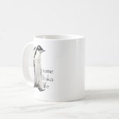 Mug Nouvelle Année Même Baka-vie Pingouin Blague Drôle (Devant gauche)