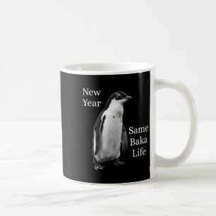 Mug Nouvelle année même vie de Baka Pingouin Blague 