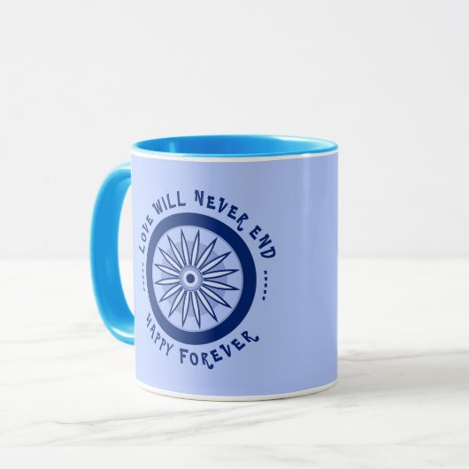 MUG NOUVELLE ANNÉE, NOËL, ANNIVERSAIRE, VALENTINE, MAR (Devant gauche)