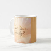 Mug Nouvelle Année, Nouvelle Lumière” – Conception de (Devant gauche)