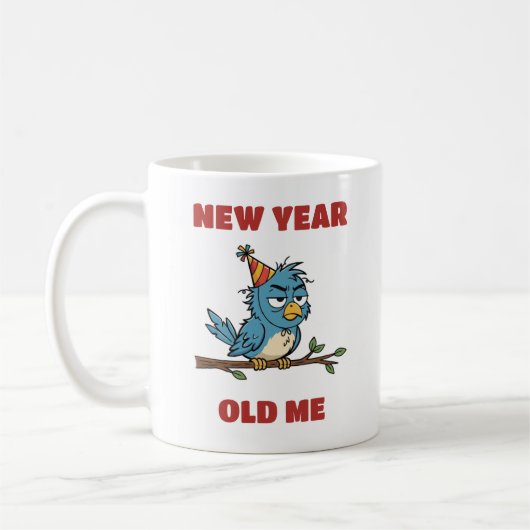 Mug Nouvelle Année, vieux moi (Gauche)