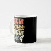 Mug Nouvelle chirurgie du genou New Me Knee (Devant gauche)