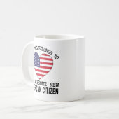 Mug Nouvelle citation citoyenne américaine, Dons de ci (Devant gauche)