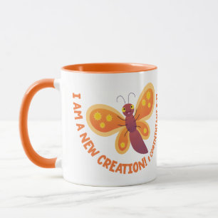 Mug Nouvelle création papillon mignon dessin animé ver