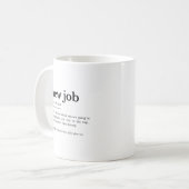 Mug Nouvelle définition de tâche (Devant gauche)