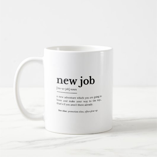 Mug Nouvelle définition de tâche (Gauche)