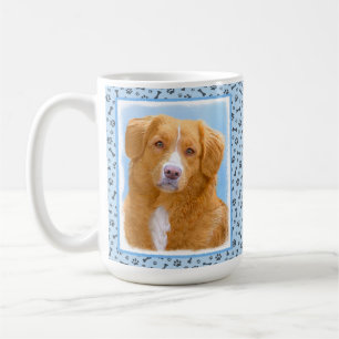 Mug Nouvelle-Écosse Peinture de chien pour l'essayeur