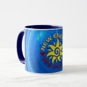 Mug NOUVELLE ÉNERGIE SUN - eau (Devant gauche)