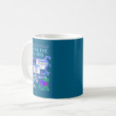 Mug Nouvelle esthétique d'ordinateur pixel Vaporwave 2 (Devant gauche)