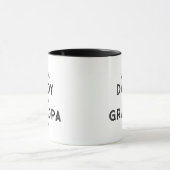 Mug Nouvelle Fête des pères de Faire-part de grossesse (Centre)