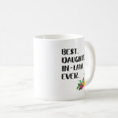 Mug Nouvelle future fille en droit Fête des mariées ca (Devant droit)
