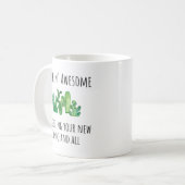 Mug Nouvelle idée cadeau Condo Houseéchauffement Démén (Devant gauche)