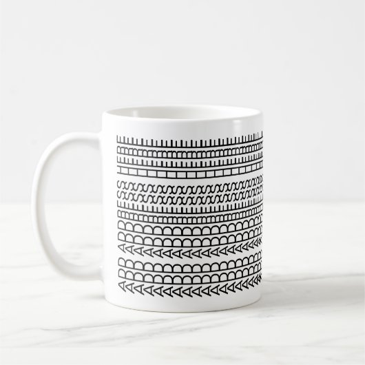 Mug Nouvelle Maison Personnalisée Message Caché Modern (Gauche)