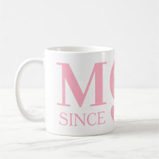Mug Nouvelle maman maman maman rose bleu Personnalisé 