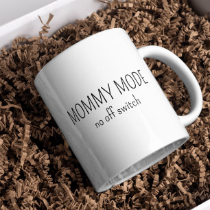 Mug Nouvelle maman mode maman typographie café drôle