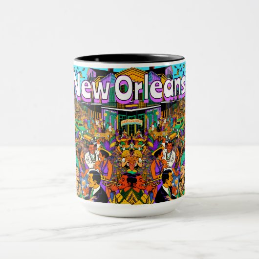 Mug Nouvelle-Orléans, Louisiane S'Amuser (Centre)