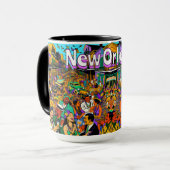 Mug Nouvelle-Orléans, Louisiane S'Amuser (Devant gauche)