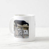 Mug Nouvelle perspective Motivational Cat photo (Devant gauche)
