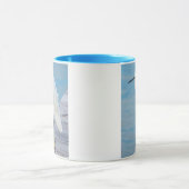 Mug Nouvelle plage de Smyrna, Aiguille de neige sur le (Centre)