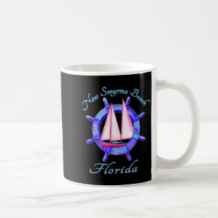 Mug Nouvelle plage de Smyrna Floride Voilier Vacances