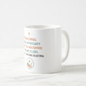 Mug Nouvelle toile aube (Devant droit)
