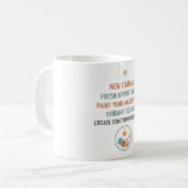Mug Nouvelle toile aube (Devant gauche)