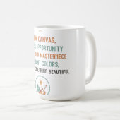 Mug Nouvelle toile aube (Devant droit)