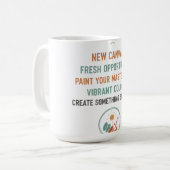 Mug Nouvelle toile aube (Devant gauche)