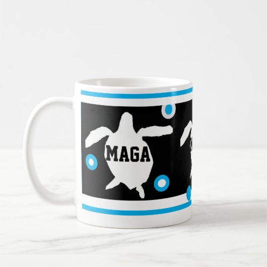 Mug NOUVELLE Tortues de mer MAGA (Gauche)