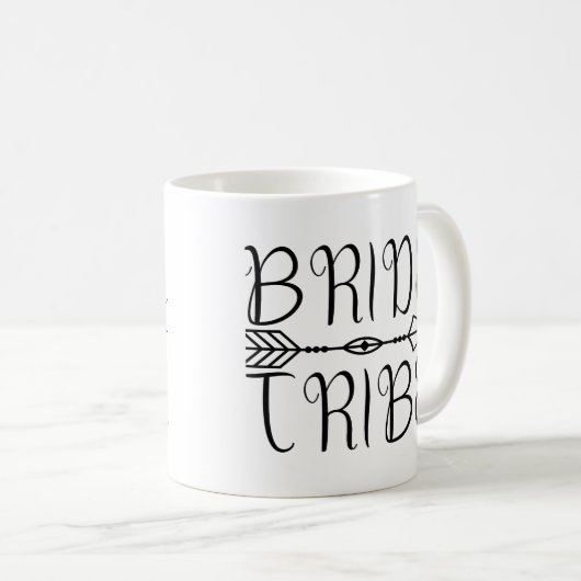 Mug Nouvelle tribu de la mariée (Devant droit)