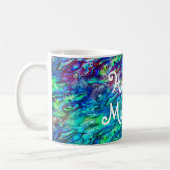 Mug Nouvelle-Zélande Abalone Paua Shell Motif 1 (Gauche)